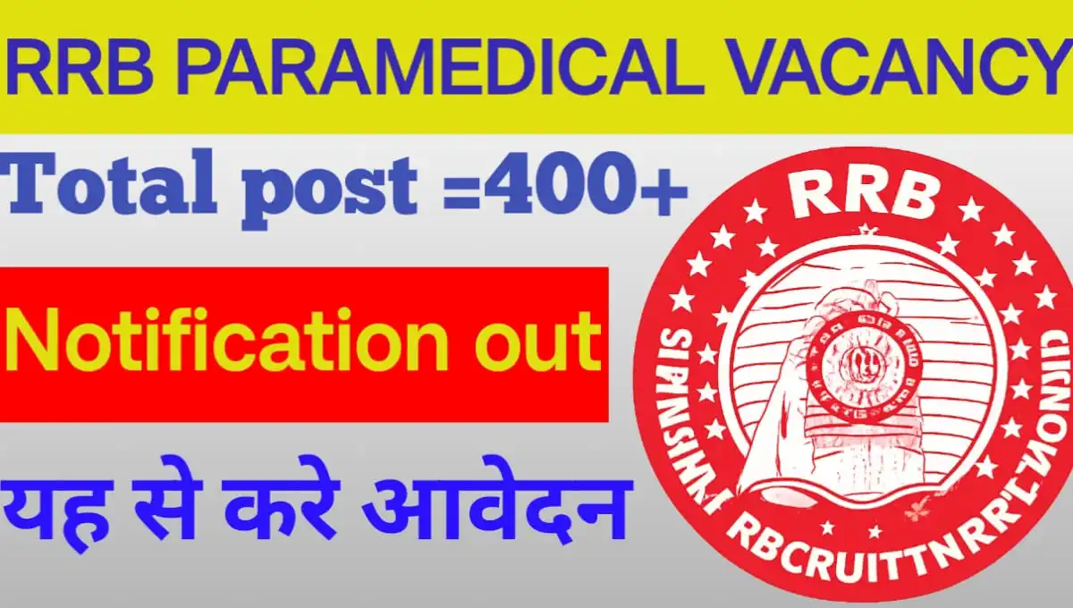 RRB Paramedical Recruitment 2025